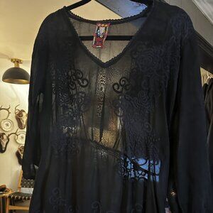 johnny was black silk